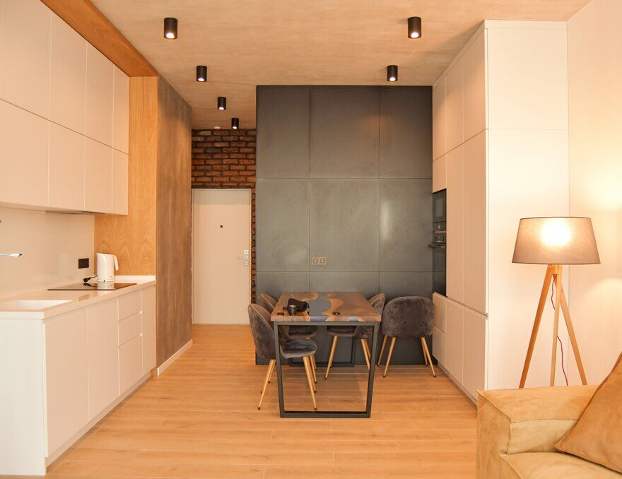 Modern Small Apartment in Kiev by Genesis CTB