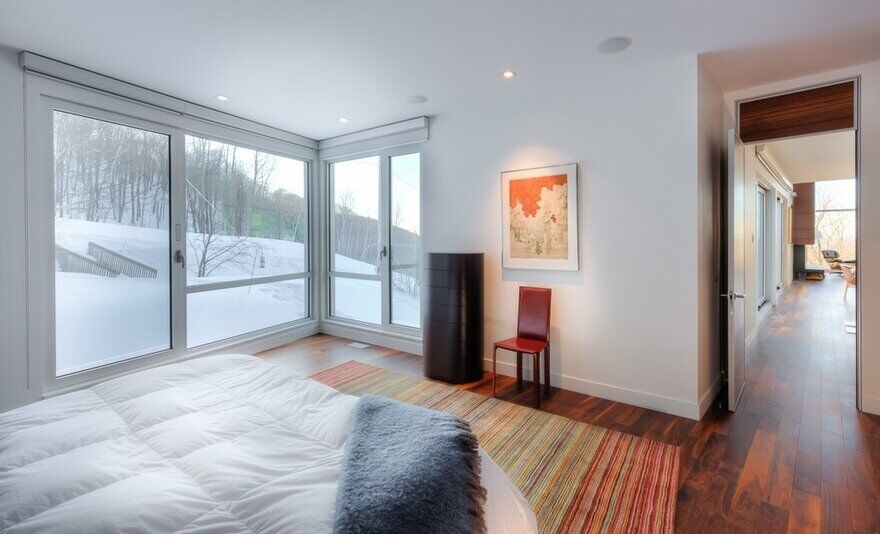 bedroom, Luc Plante architecture + design