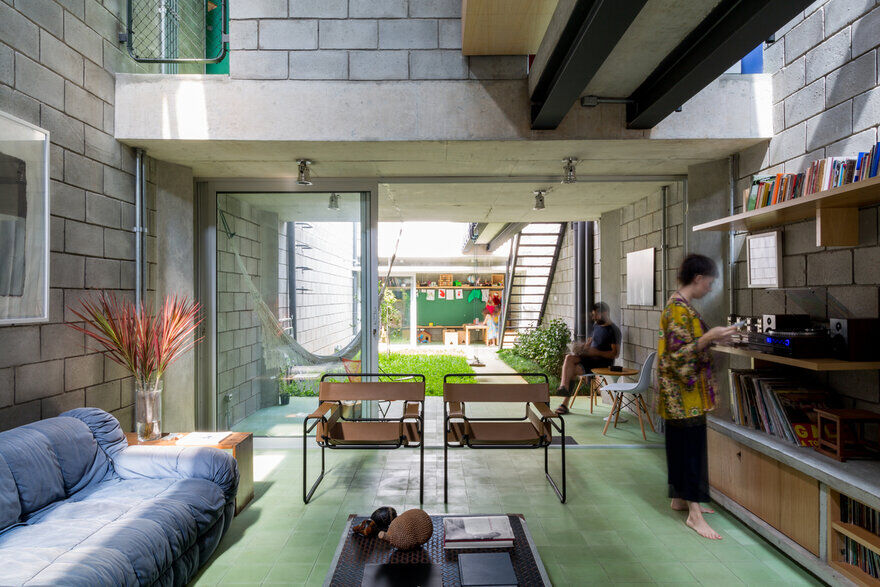 living room / Grupo Garoa Arquitetos Associados
