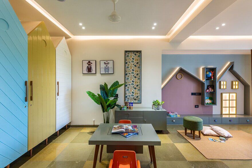 Inside Out Residence in Ahmedabad, India / ADHWA architecture . interiors