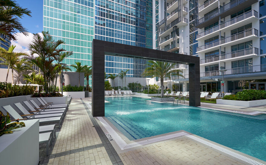 pool in Downtown Miami