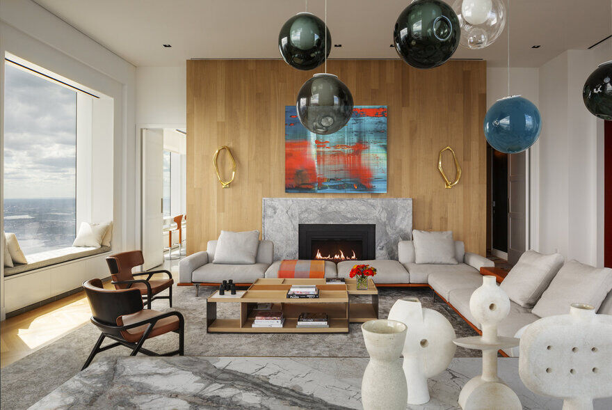 living room, New York / Axis Mundi
