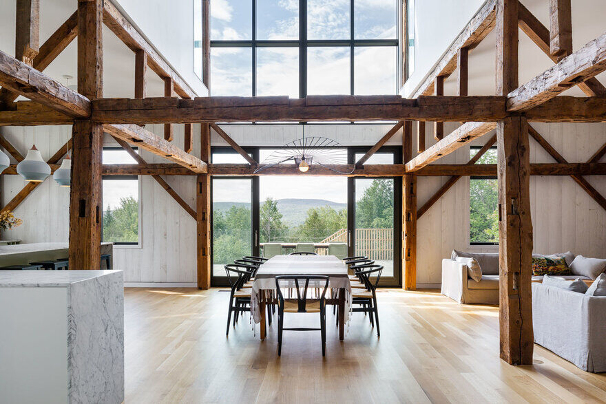 Ancient Barn Transformed by La Firme into a Gathering Place for Family