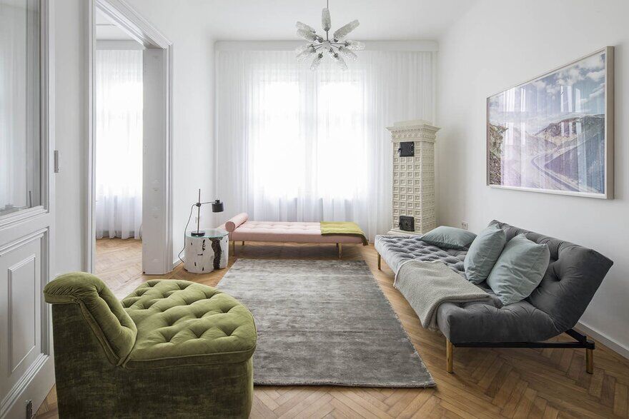 living room Vienna / Destilat Architecture + Design