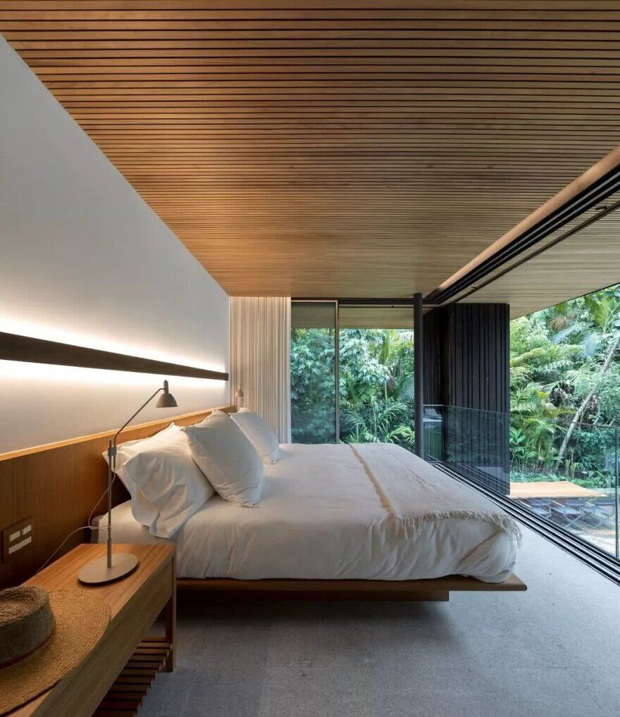 bedroom, Guarujá, São Paulo / Jacobsen Arquitetura
