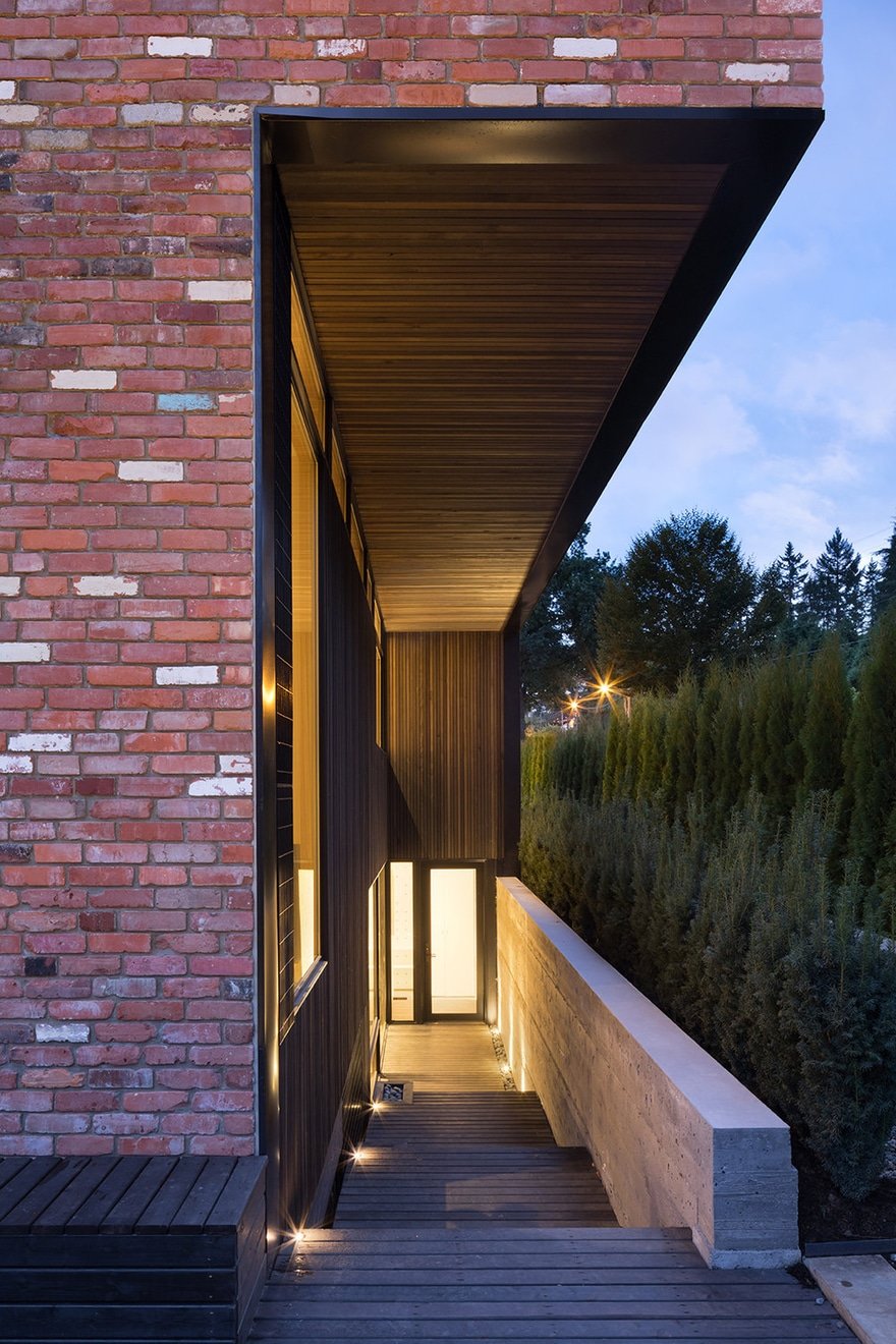 Modern Brick House in Vancouver That Encourages Play