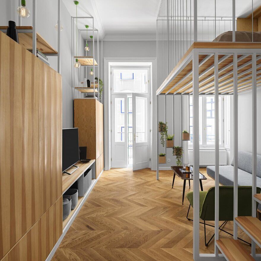 Redesign of a Bourgeois Apartment in Downtown Budapest