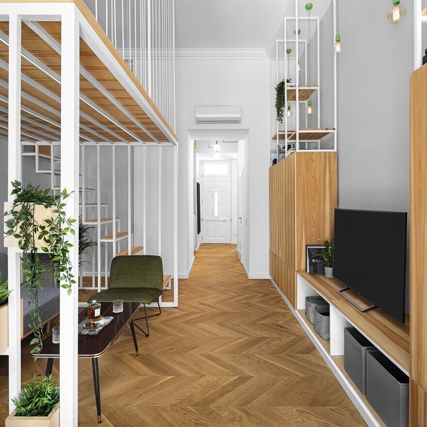 Redesign of a Bourgeois Apartment in Downtown Budapest
