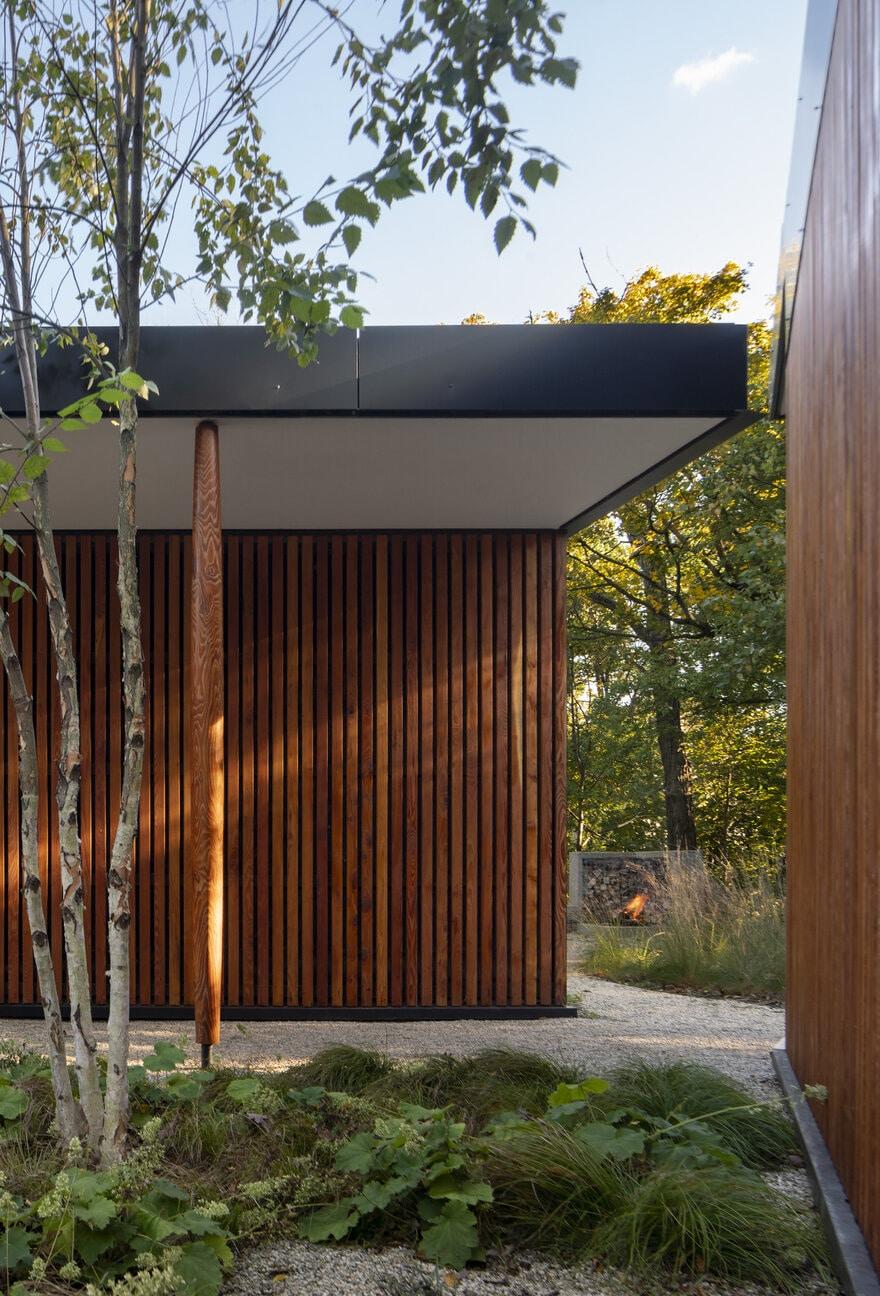 Ravine House Designed by Wheeler Kearns for Nature Lovers in Illinois