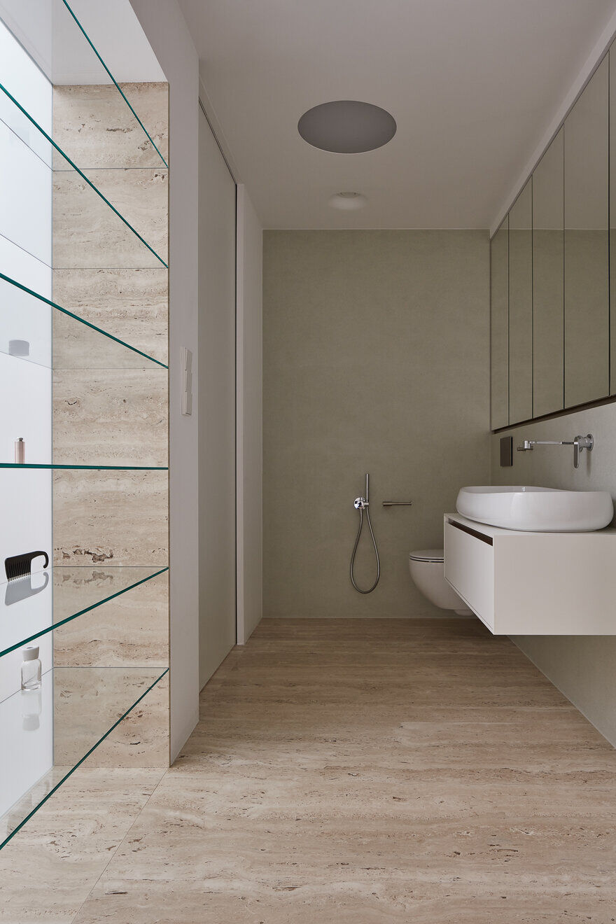 bathroom, Reconstruction of an Rural Residence by Atelier SAD