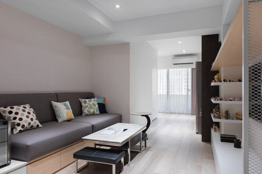 L-Shaped Apartment in Taipei / Fu Design
