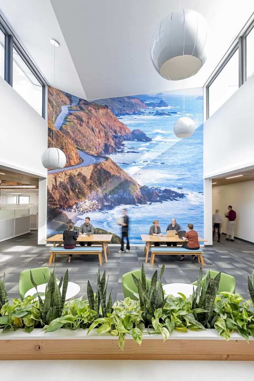 modern and inspiring workplace in San Jose, California / Noll & Tam Architects