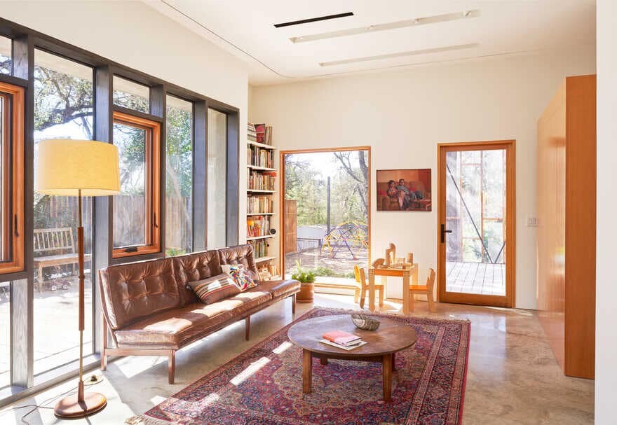 living room, Austin / Murray Legge Architecture