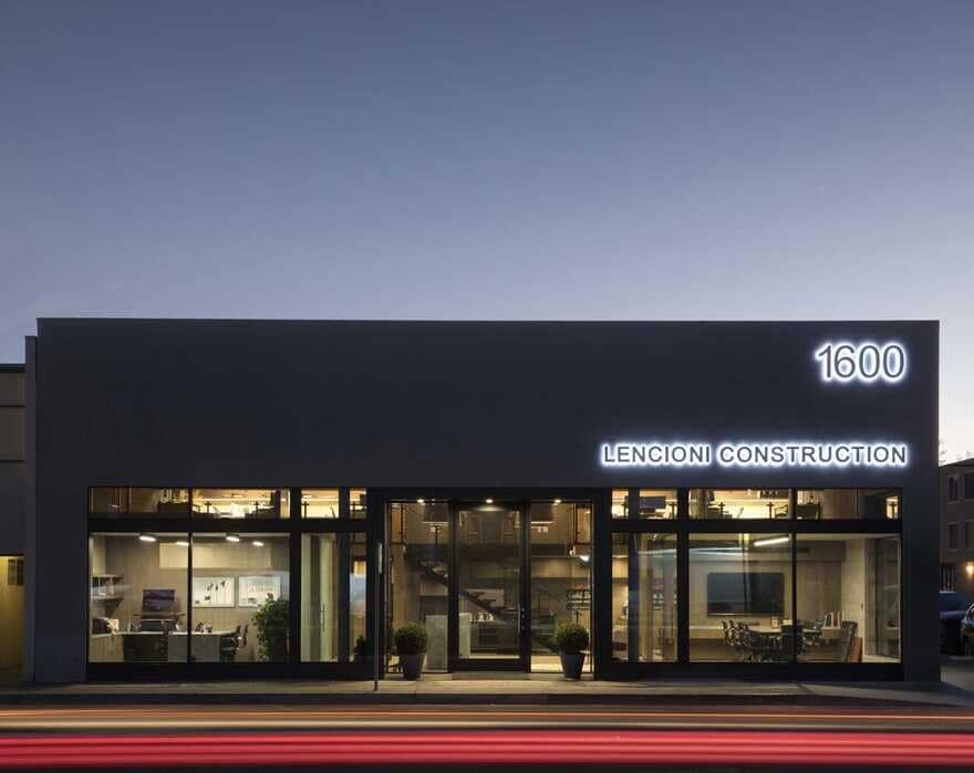 Feldman Architecture Designs Offices for Lencioni Construction in San Carlos, CA