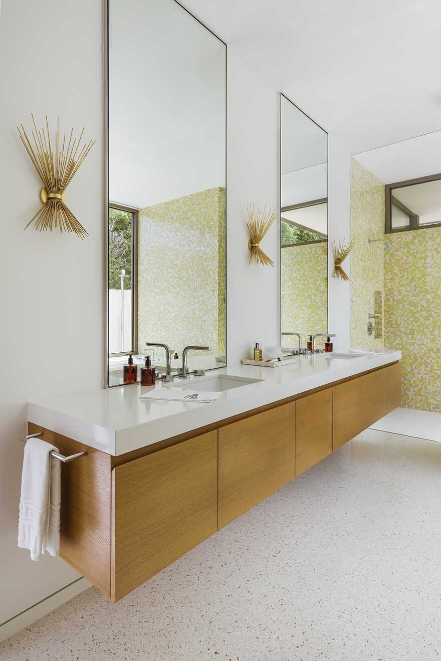 bathroom, Updating a Mid-Century Modern Residence Near Palm Springs