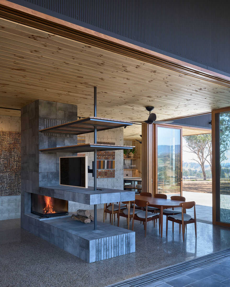 fireplace / Alexander Symes Architect