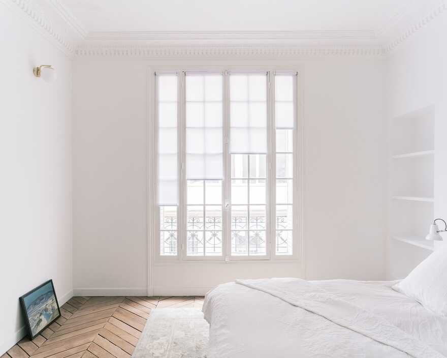 bedroom, Paris / Nathalie Eldan Architecture