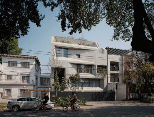 Five-Story Apartment Building in Mexico City by Studio Rick Joy