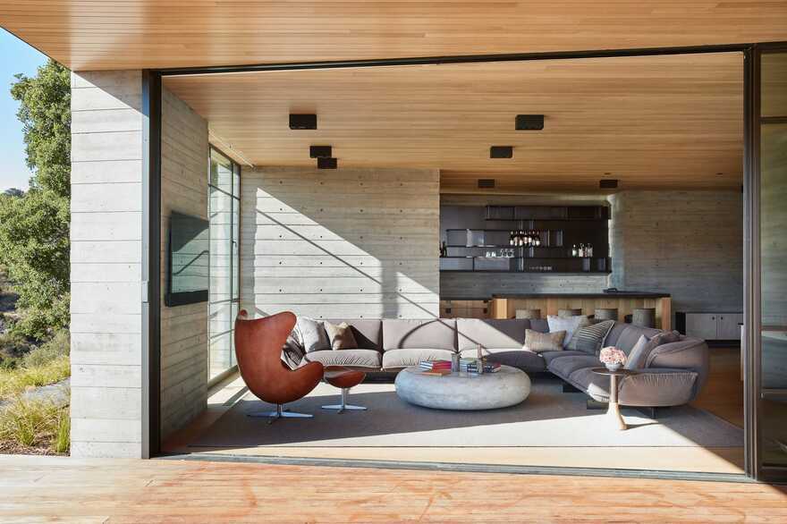 living room, Abramson Architects