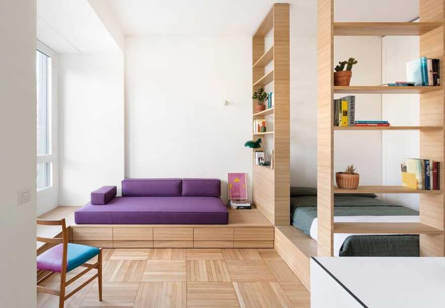 Single Room, Five Places / Tommaso Giunchi Architect