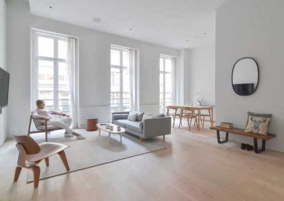 Sumu Apartment - Neutral Tones and Warm Woods