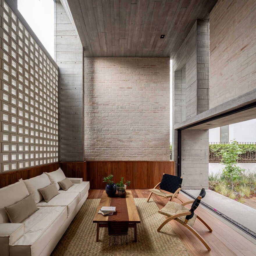 living room, Mexico City / Sebastian Mariscal Studio & Alfonso Frade
