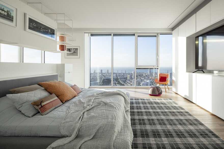 bedroom, Tel Aviv / Raz Melamed Architect