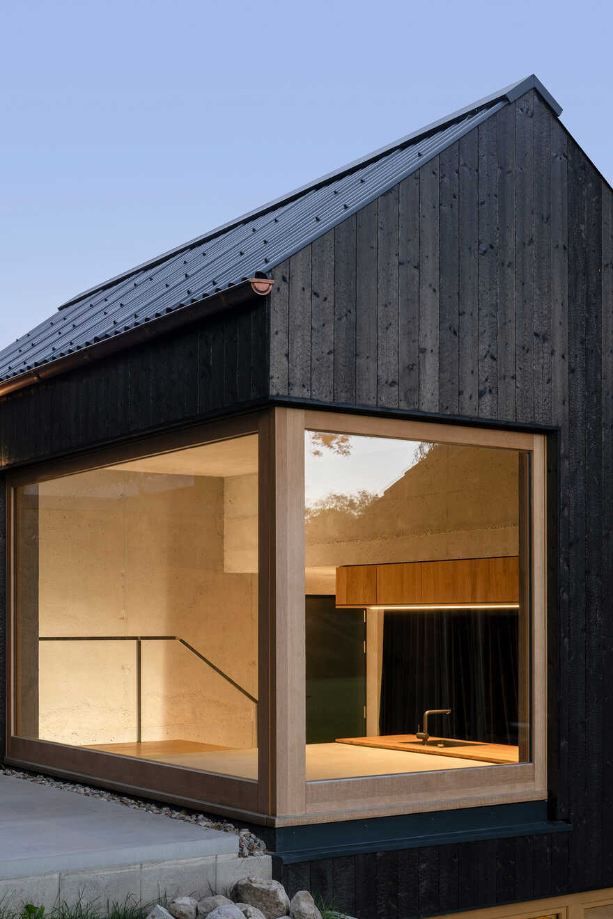 Small Black House by German Architect Studio Buero Wagner