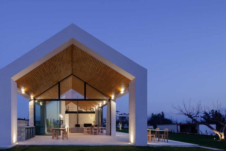 terrace,Tina's Barn House, Cyprus / VARDAstudio