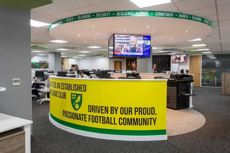 Norwich City Football Club & Colney Training Centre Transformation