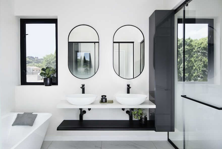 bathroom, Johannesburg / Daffonchio Architects