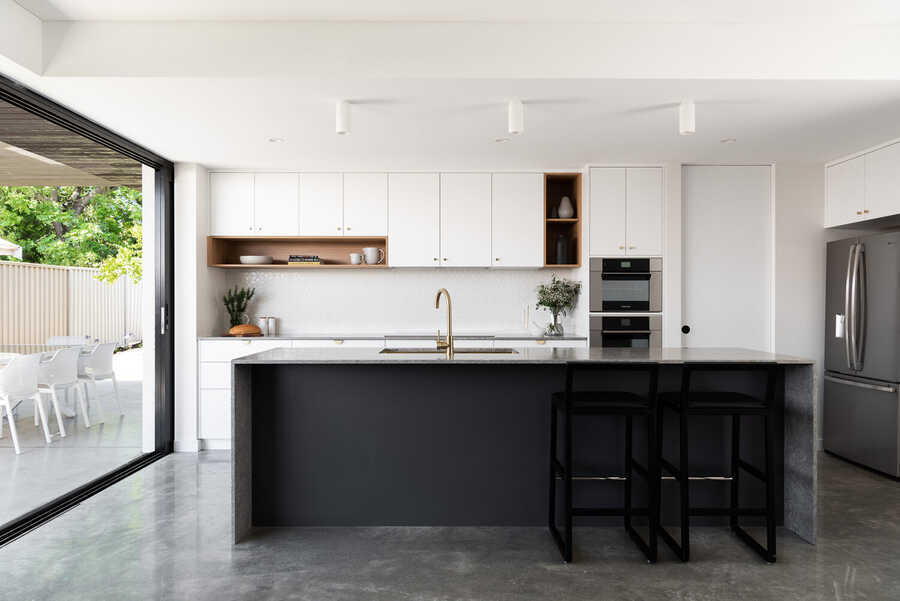 kitchen, the Extension of a Tired Cottage by Dalecki Design