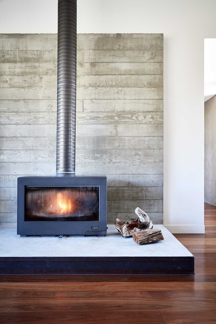 fireplace by Bryant Alsop Architects
