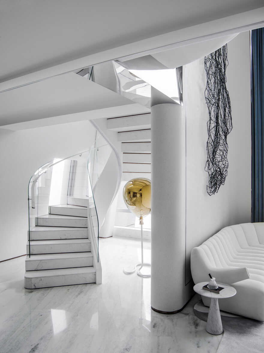 staircase by T.K. Chu Design