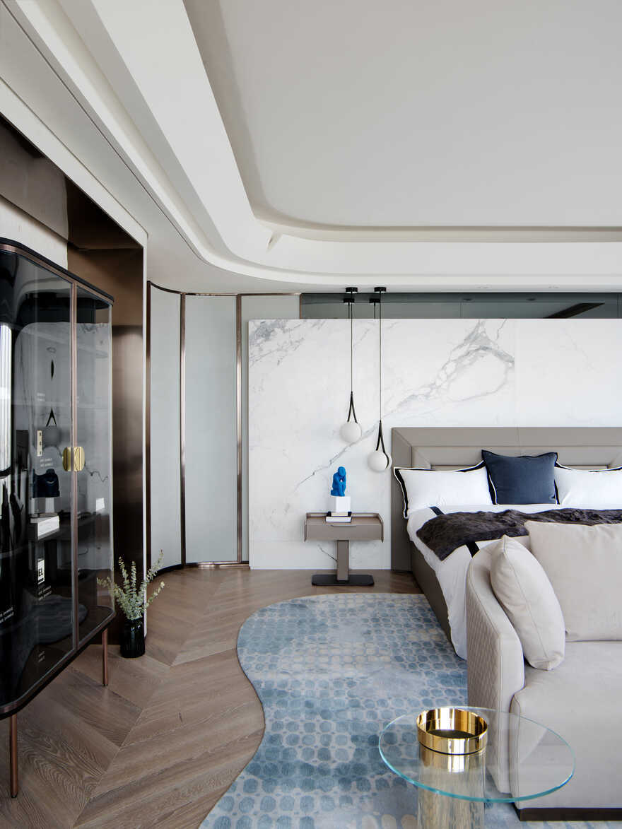 bedroom by T.K. Chu Design