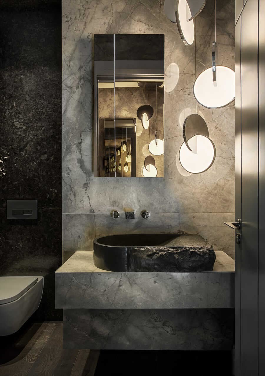 bathroom, a Five-Story Penthouse in Cape Town