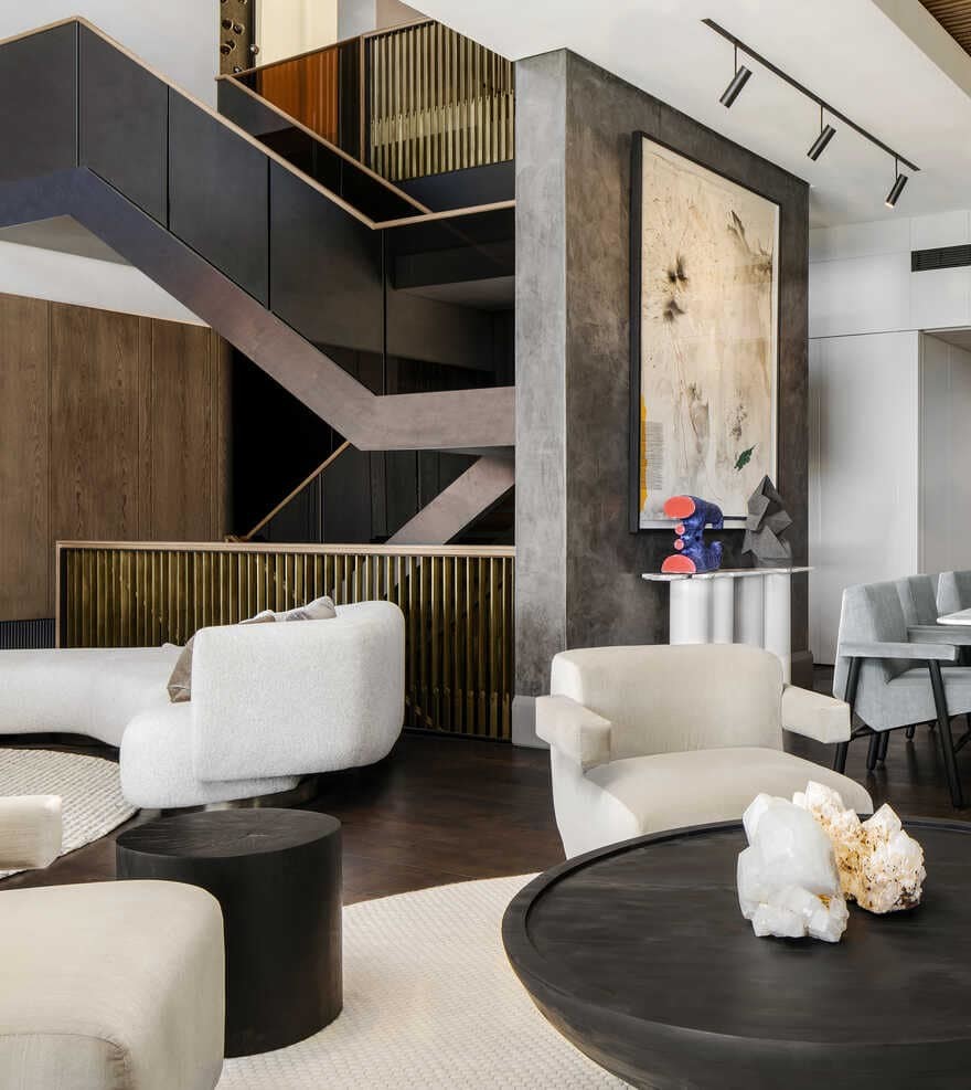 interior design, a Five-Story Penthouse in Cape Town