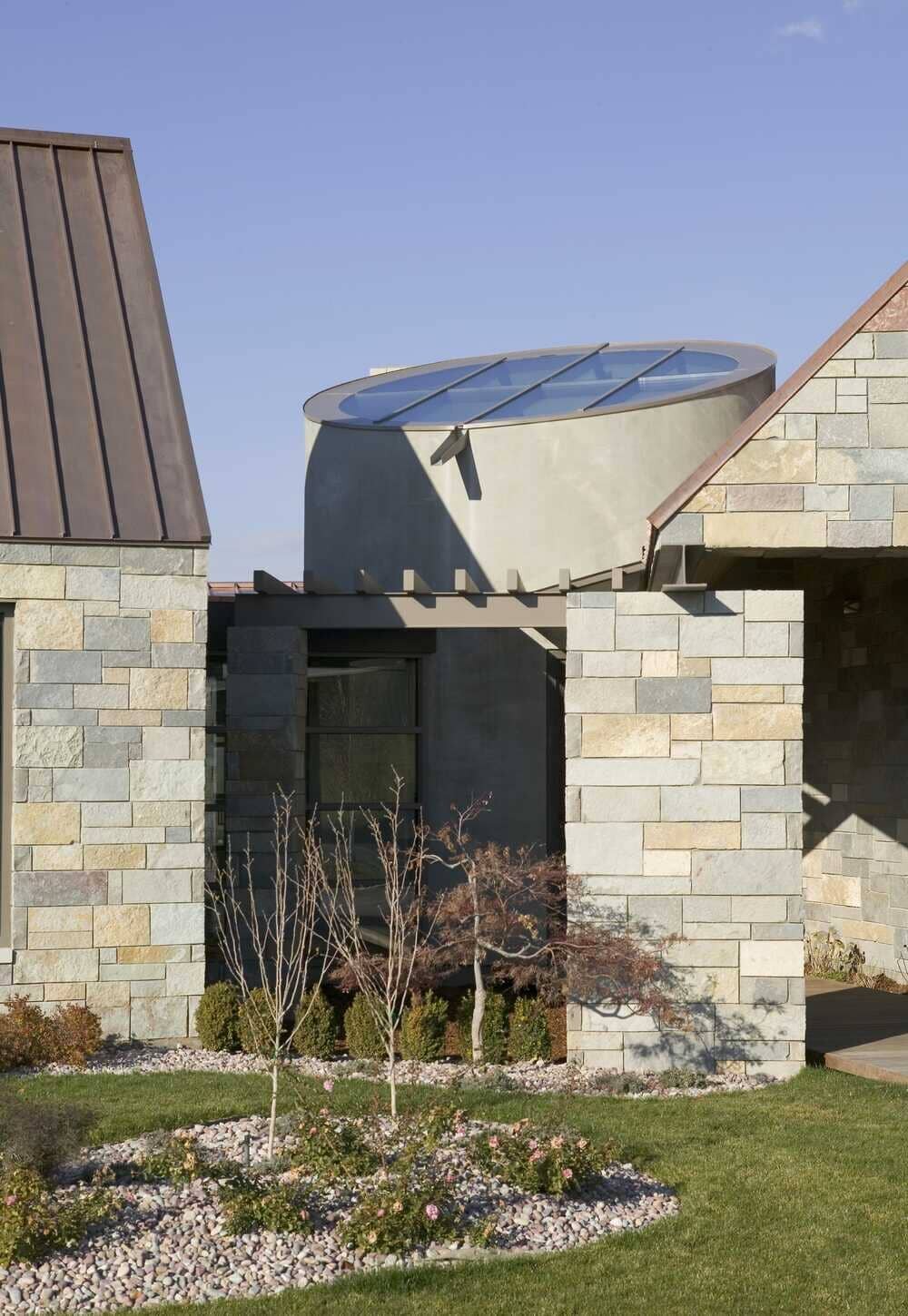 Stuart Silk Architects Designs Selah Residence, a Modern Stone Farmhouse