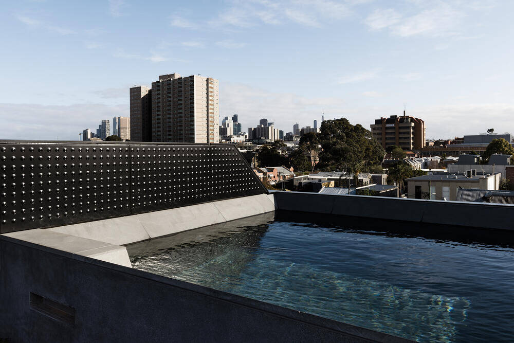 pool, Multi Residential Architecture and Vertical Living