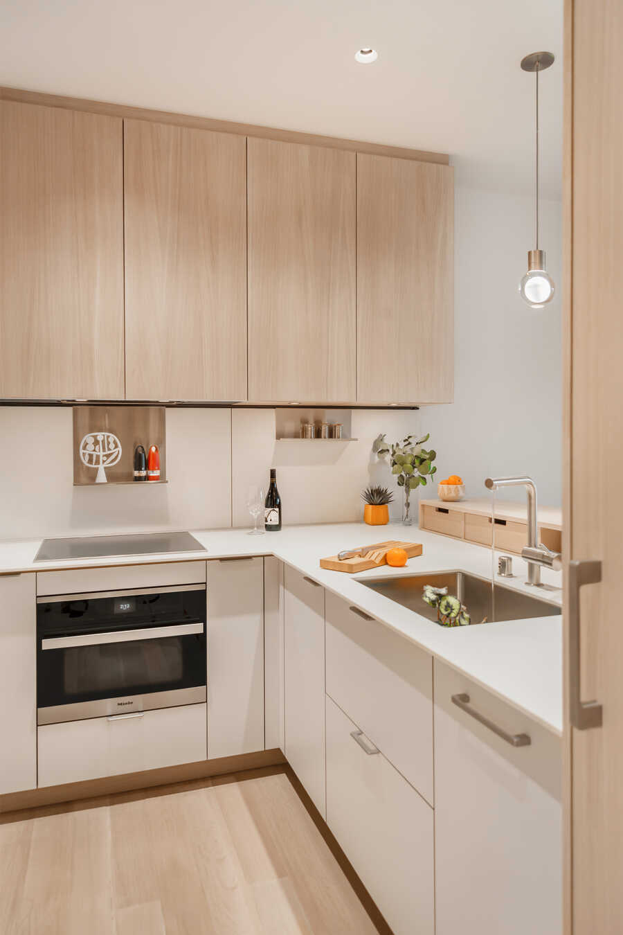 By Removing a Wall Full of Cabinets, this Small Kitchen Feels Larger and Looks Refreshed