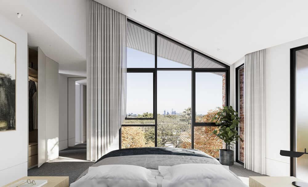 bedroom by Megowan Architectural
