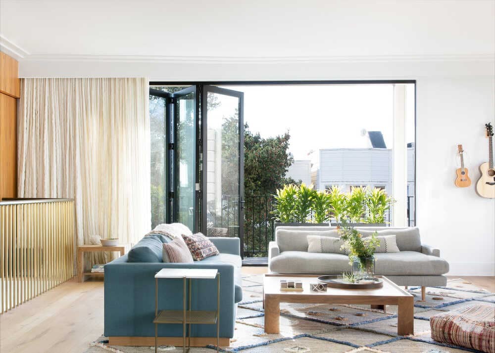 living room by Regan Baker Design