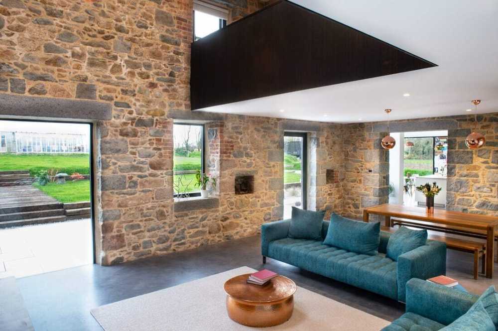 A Dilapidated Barn Converted into a Comfortable Modern Family Home
