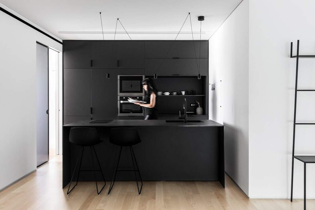 Minimalist Residence RED by Interior Designer Yael Perry