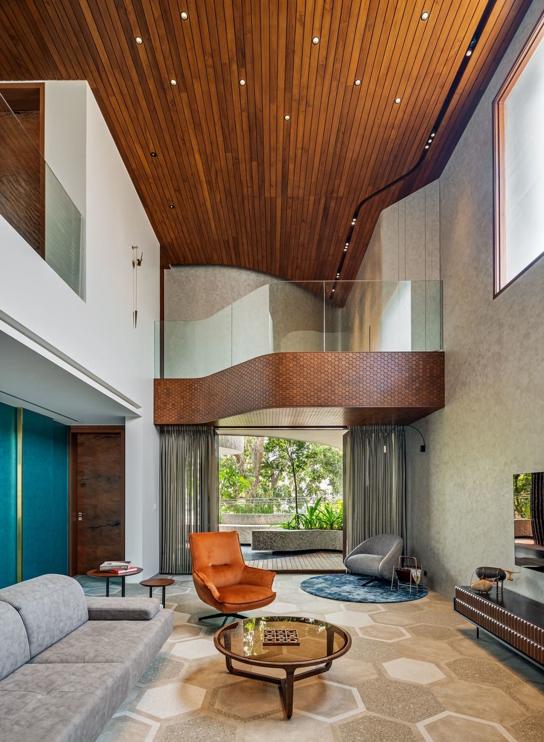 living room, Bengaluru / Cadence Architects