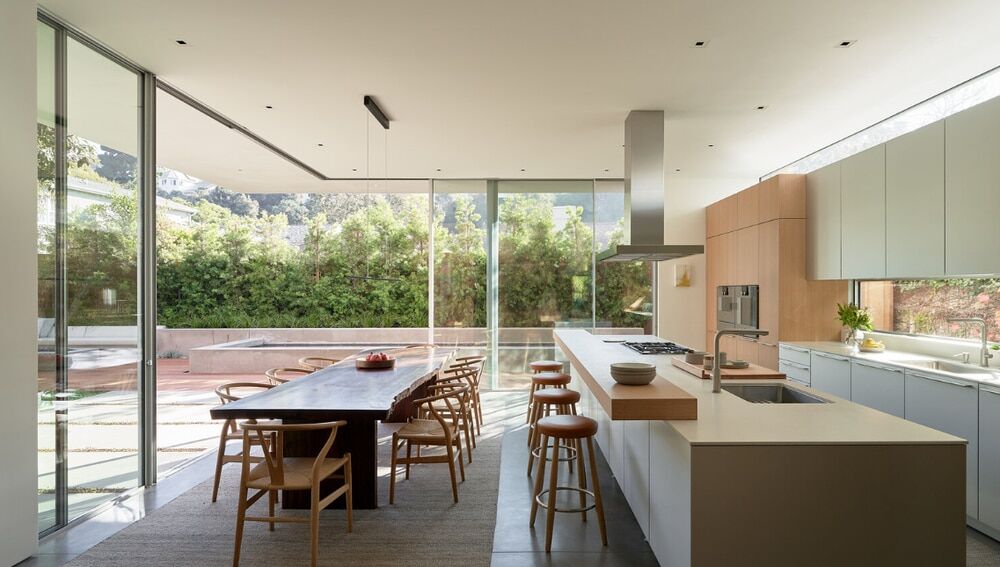 Montalba Architects, kitchen, dining area