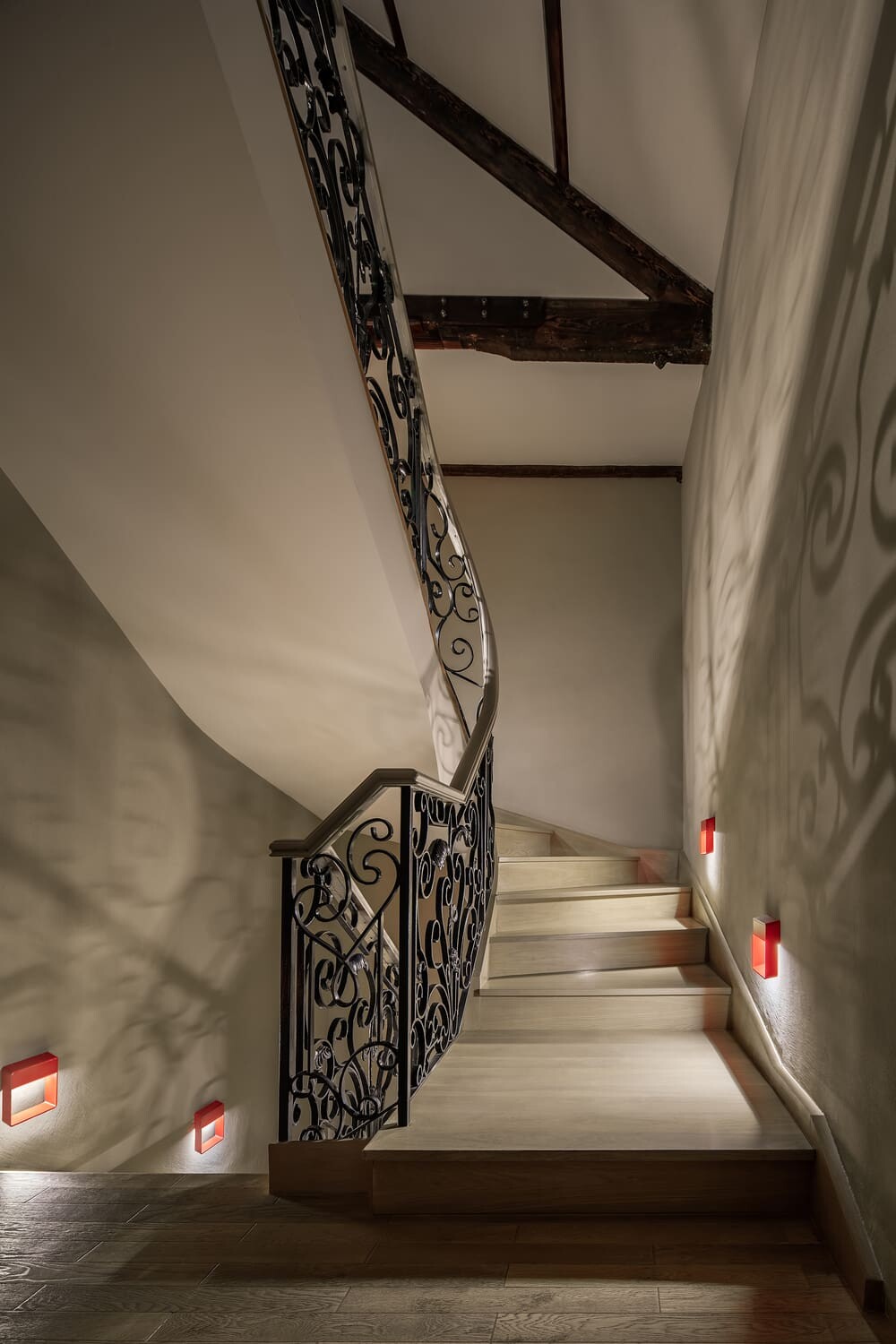 staircase, Experiential Hall in Shanghai by HONG Designworks