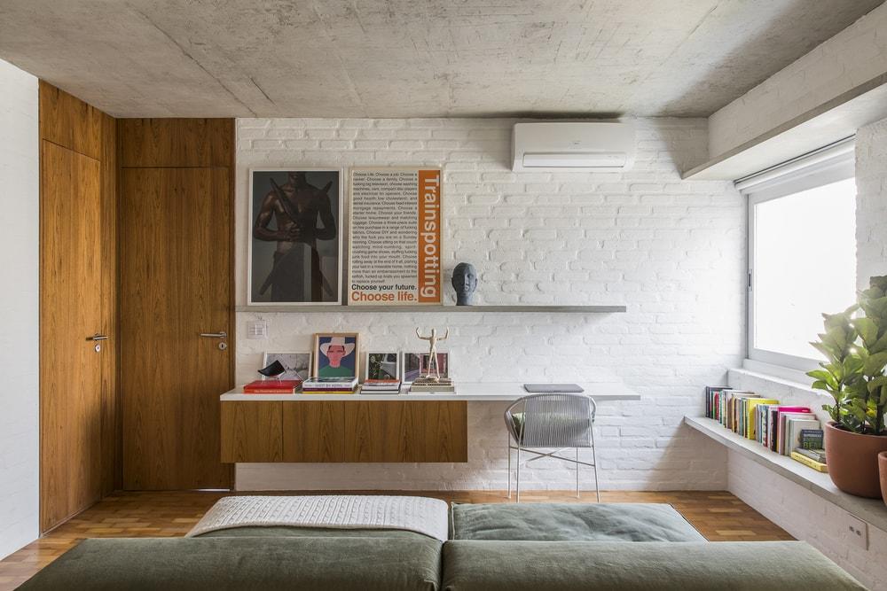 living space, home office, David Ito Arquitetura