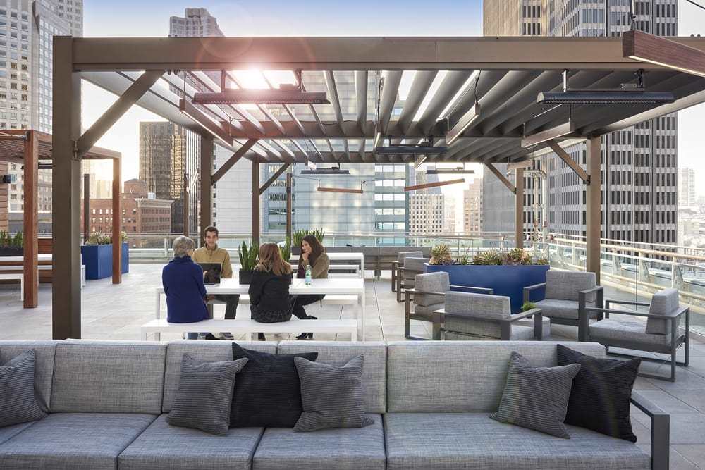 outdoor rooftop, terrace, San Francisco / AP+I Design