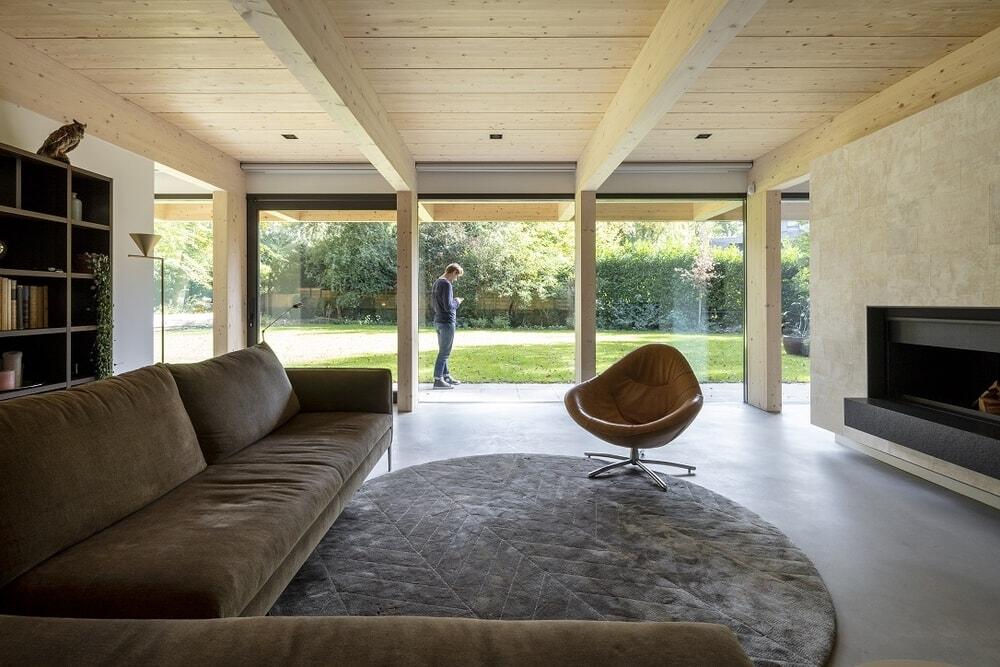 living room, Paul de Ruiter Architects